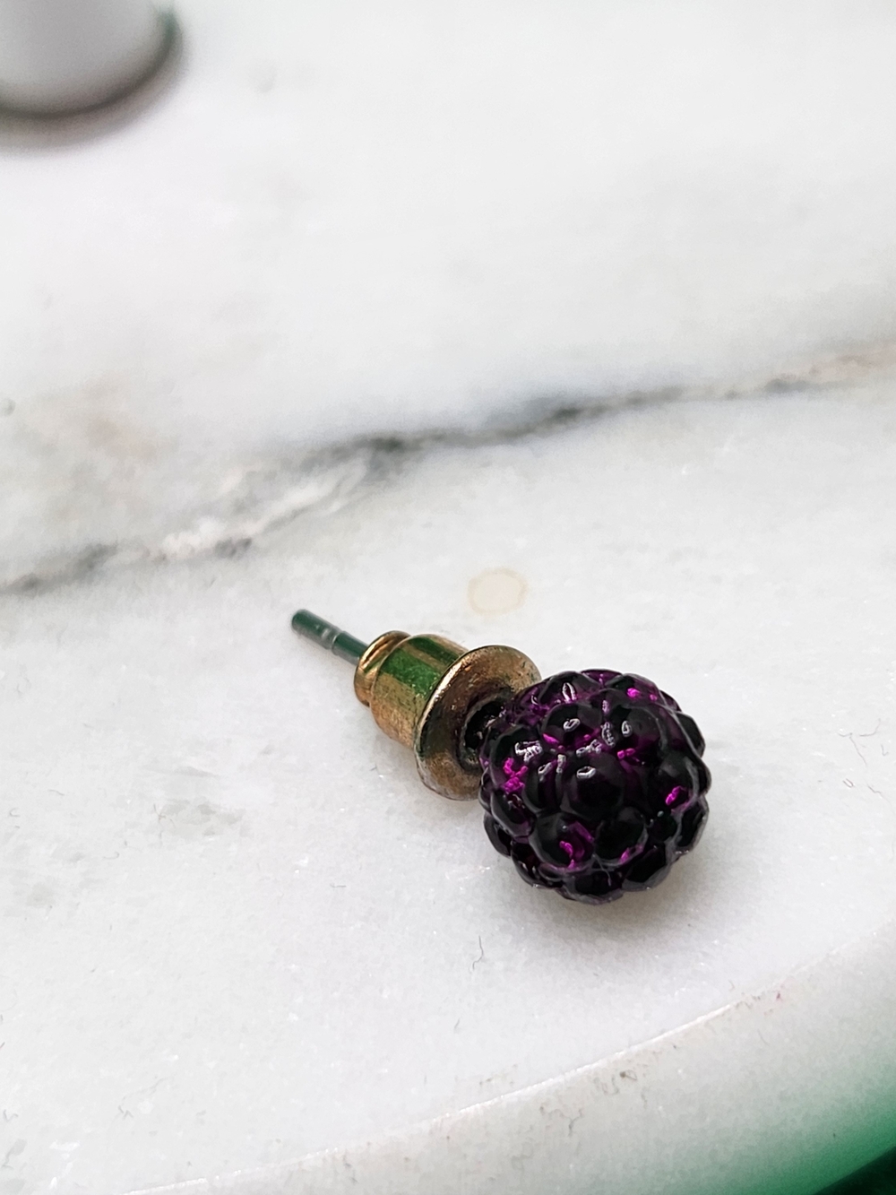 Purple Cluster Stud Earring - Women Jewelry
